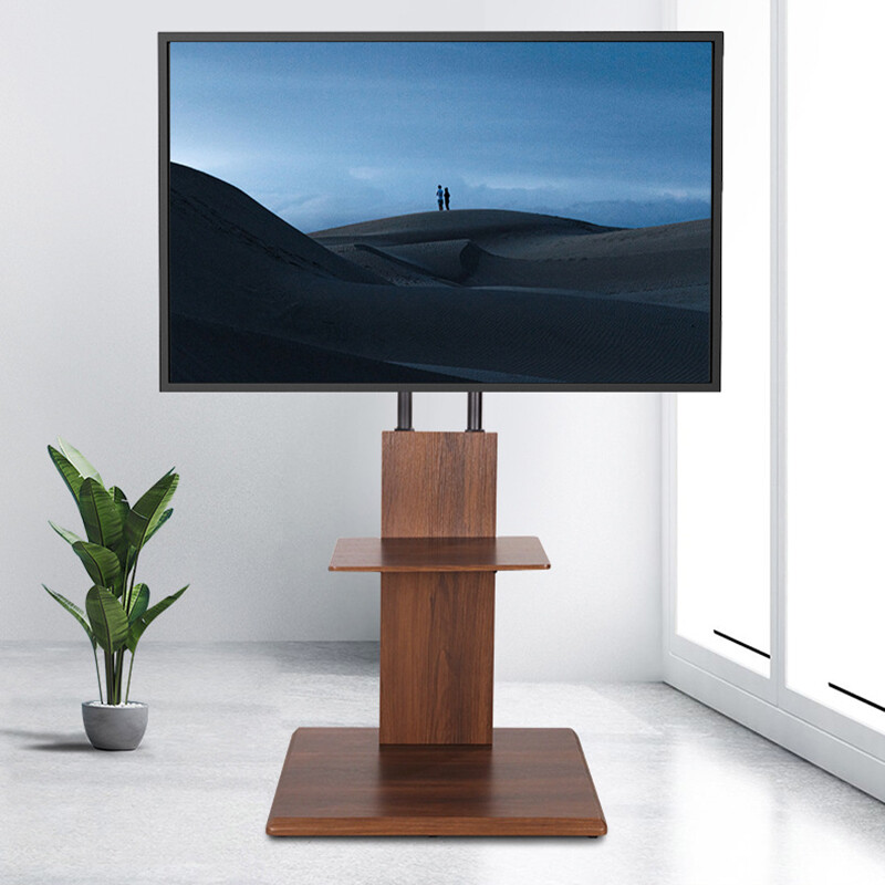 TV Standfuss Holz TV Ständer Halterung mit Ablage 32-65 zoll LED LCD Fernsehr DE