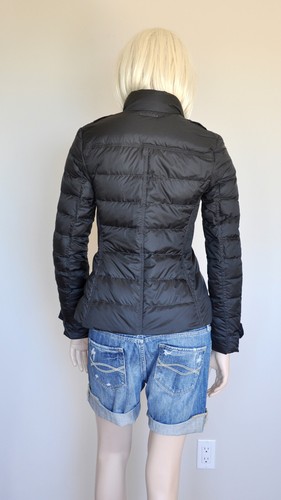 NWT Burberry Women's Dalesbury Nova Check Black Quilted Down Puffer Jacket XS - Picture 8 of 16