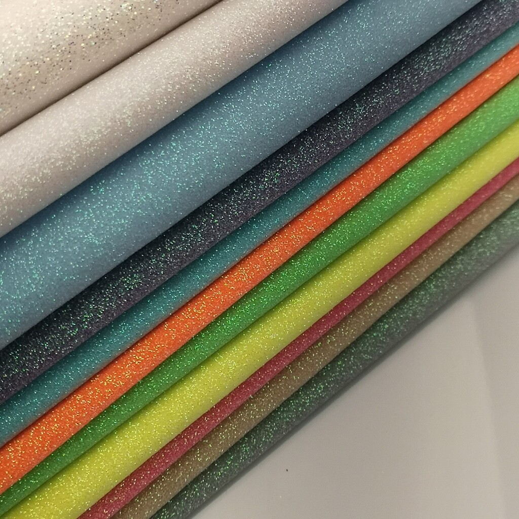 Tessuto Americano Natalizio Elegante Verde Glitter | Mercerie For - Foto 5