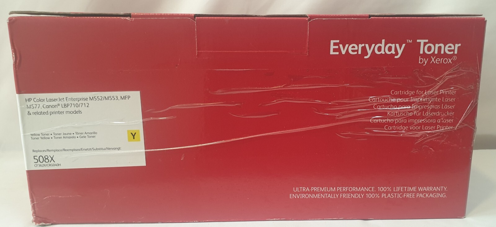 Toner HP 508X jaune Xerox CF362X haute capacité pour éclat durable