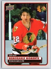 GRANT MULVEY 2025-26 CHICAGO BLACKHAWKS CENTENNIAL MEMORABLE MOMENTS #MM10 93207