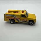 Vintage 1974 Hot Wheels Emergency Squad Race Rescue Yellow Truck RARE