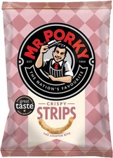 Mr Porky Crispy Pork Strips 14x35g Snack Pack Crunchy Savoury