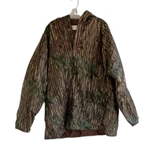 Vintage Realtree Camouflage Rain Jacket Size XL Quilted inside