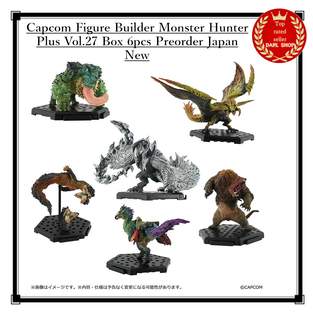 CAPCOM モンスターハンター Plus Vol.27 Capcom Figure Builder Monster Hunter Plus Vol.27 Box 6pcs Preorder