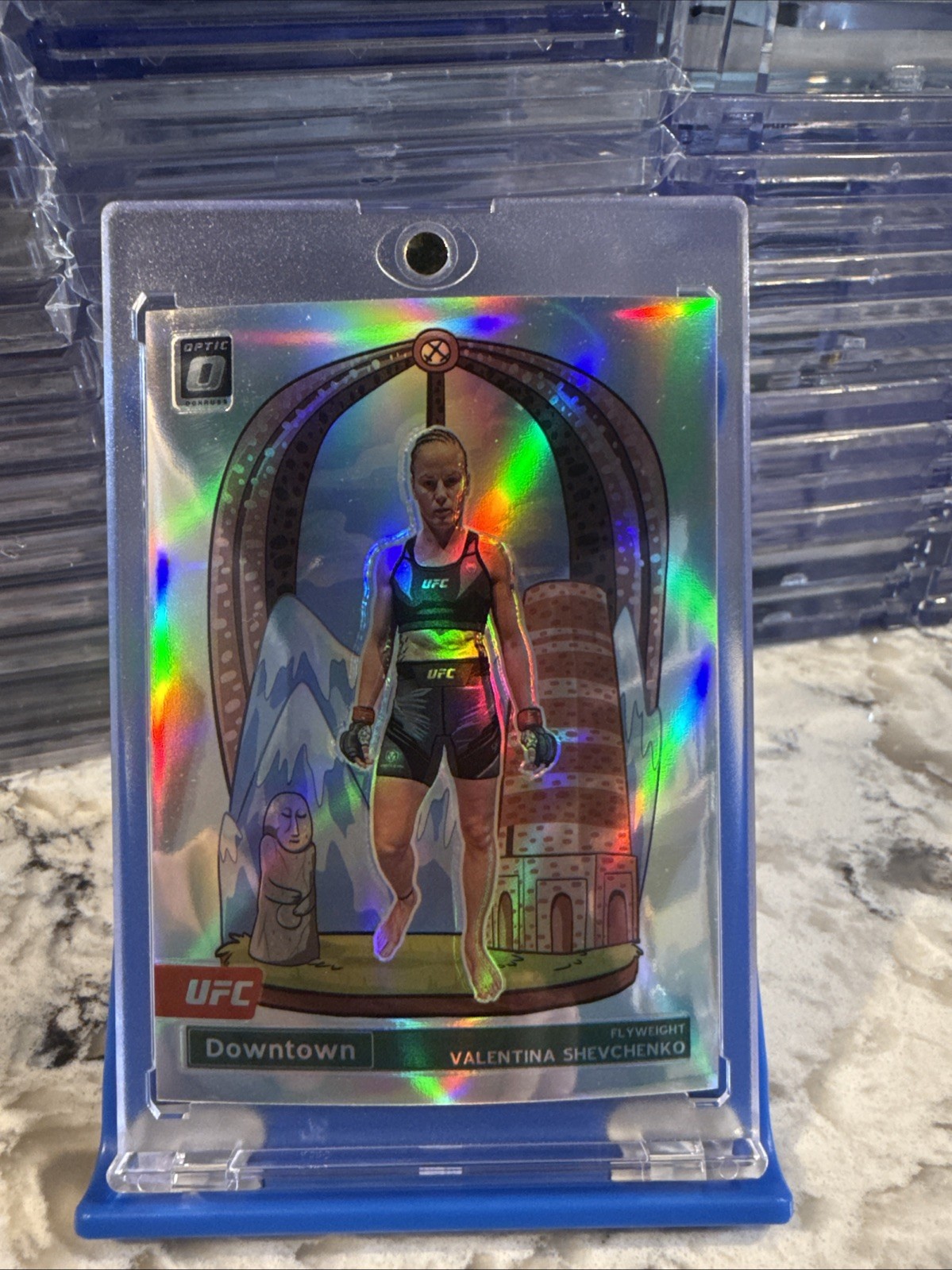 Valentina Shevchenko Downtown! 2023 Panini Donruss Optic UFC SSP #10