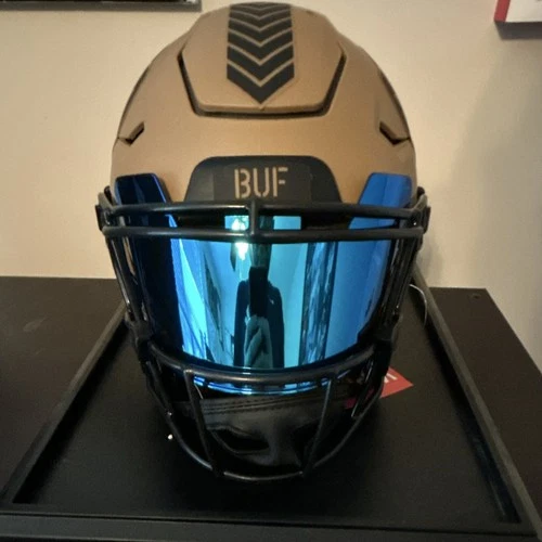 Josh Allen Autographed Buffalo Bills Salute to Service Helmet BAS