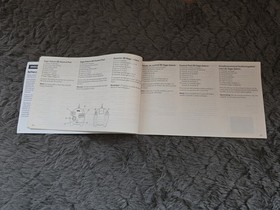 Deep Fear Sega Saturn Game Original Instruction Manual ONLY 