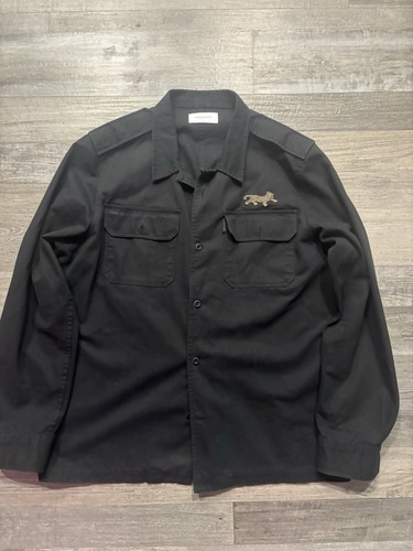 OVADIA & SONS XL Military Jacket, Washed Black, extra large worn once