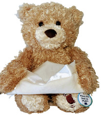 GUND Peek-A-Boo Bear Animated Stuffed Plush Works Great Super Cute