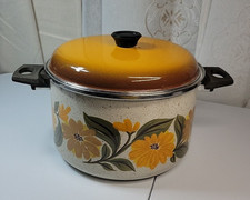 VTG MCM JPM Capri 70s Enamelware 6 Qt Stock P...