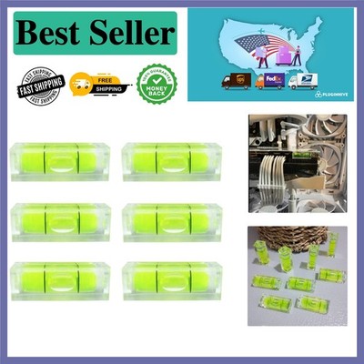 6 Small Square Bubble Levels - Ideal for DIY Home Projects and Precise Leveling