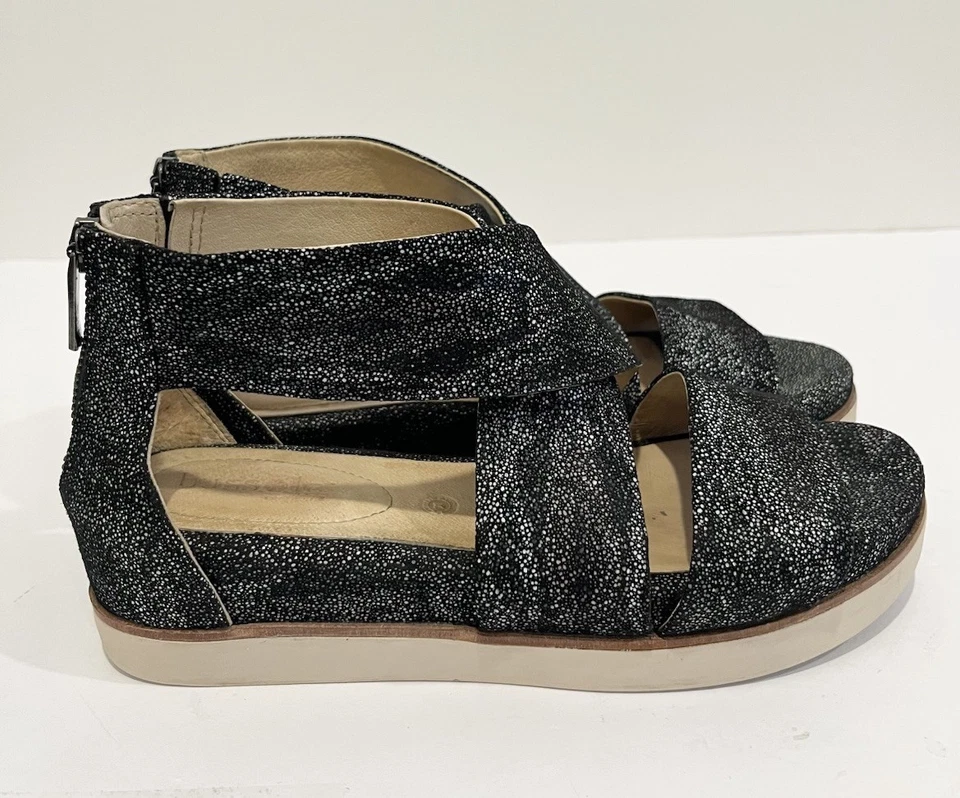 Sandalias informales cómodos Bussola para mujer Phebe Butterfly Nero 38 EU/7.5 US Foto 4 de 4