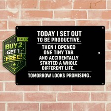 Sometimes I Wonder Funny Sarcastic Rogue River Tactical Metal Sign