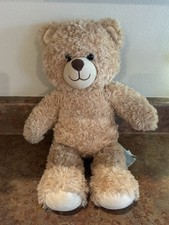 Build-A-Bear Teddy Bear Light Brown 17" Fuzzy Stuffed Animal Plush