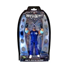 Jakks Pacifi Road to WrestleMania Action Figure  Series 1 - Rey Myste VG+/Mint