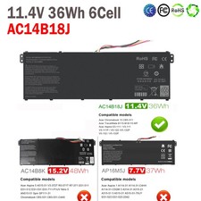   AC14B18J AC14B13J Laptop Battery For Acer Aspire E 11 ES1-131 ES1-111M ES1-331