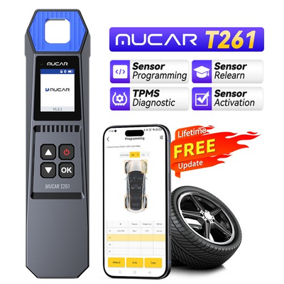 #ad MUCAR T261 TPMS Tire Pressure Detector Tool Work with Mucar 892BT $89.00