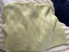Babies R Us Green Baby Blanket Throw 100 Cotton 2012 Great Quality Clean