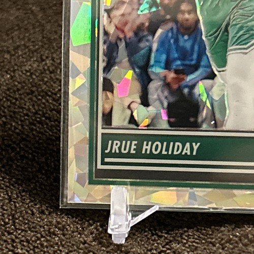 Jrue Holiday Cracked Ice Prizm 2023-24 Panini NBA Hoops Premium Stock #59 NM+ PF - Picture 2 of 6