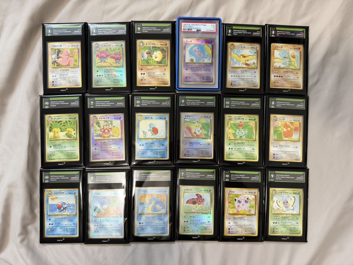 Southern Islands Tropical Rainbow Complete Pokémon Card Graded | eBay