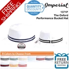 ? Imperial The Oxford Performance Bucket Hat Fitted UPF 50+ sweatband 1371P