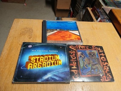 red hot chili peppers cd lot/3 soul to squeeze,stadium arcadium,californication