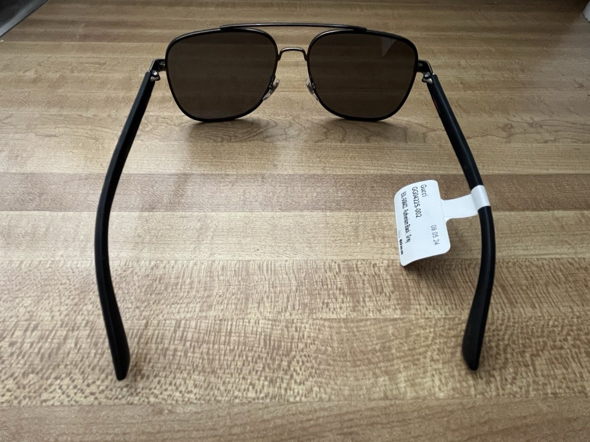 Gucci GG0422S 002 Sunglasses Black, Unisex, 60mm