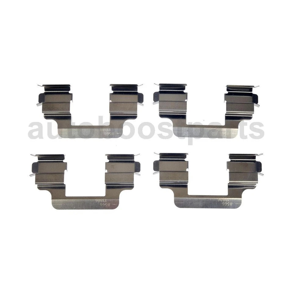 Front Rear Disc Brake Hardware Kit for 2013-2013 Audi A6 Quattro - Image 3 of 4