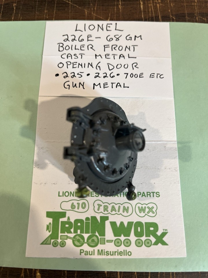 Lionel Boiler Front Emblem & Engine Number Boards Decals - Waterslide Reproduction For Model Trains