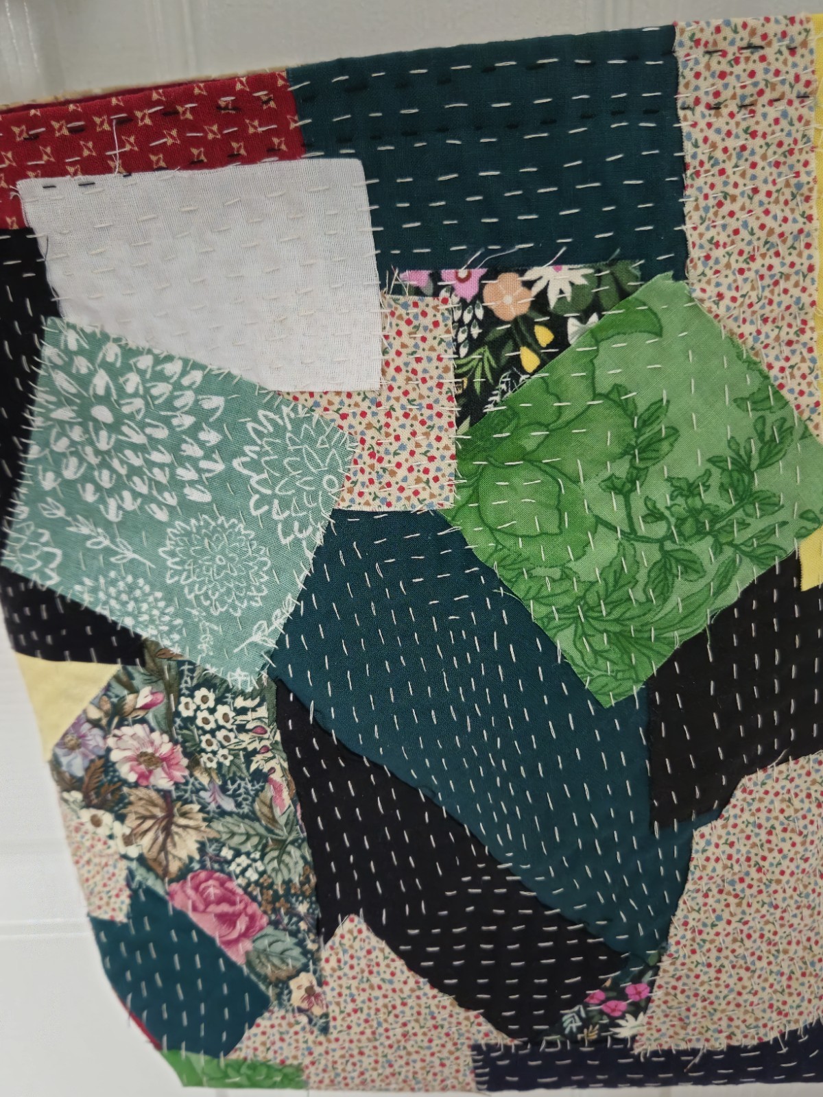 Hand Stitched Boro Inspired Patchwork Crossbody B… - image 5