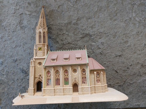 Maqueta de tren vía N: Vollmer 21965 catedral iglesia de la ciudad Stuttgart  | Zustand: Gebraucht