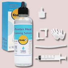 120ML Epson Printer Cleaning Kit Unblock Print Head Nozzles Clogs Cleaner Flush