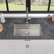 26 Inch Undermount Sink - 26" x 18" x 9" Undermount Stainless Steel Kitchen Sink