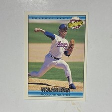 Donruss 1992 Highlights Nolan Ryan #154 Texas Rangers Period After INC Back