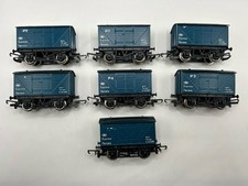 Lot Of 7 OO Hornby R780 BR Blue SPV Parcels Vans - (GOOD CONDITION)