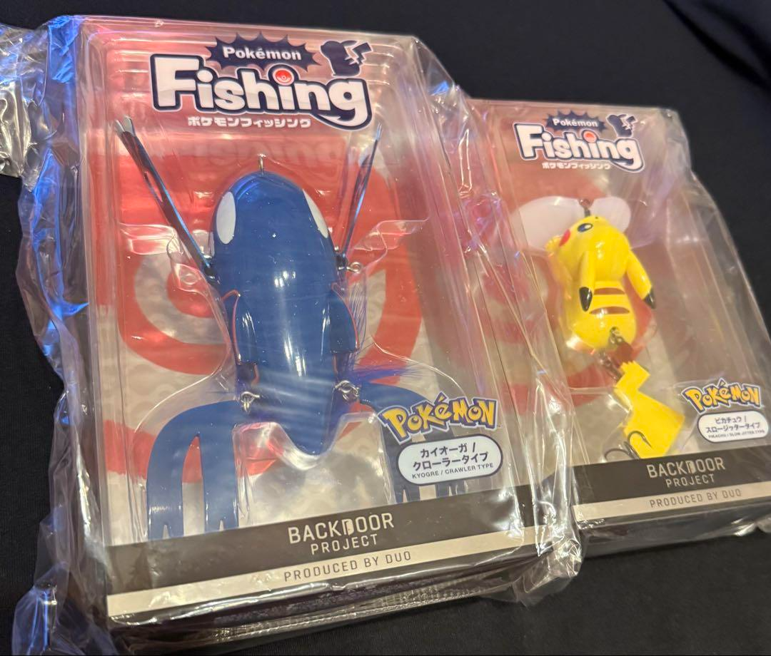 Pokemon Fishing Lures PIKACHU Slow Jitter KYOGRE Crawler DUO Japan