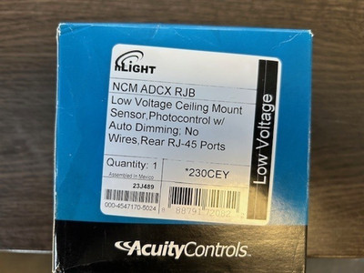Acuity Controls NCM ADCX RJB LV Ceiling mount sensor w/ photo control