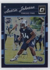 2016 Donruss Optic Rookies Purple Austin Johnson #105 13ey