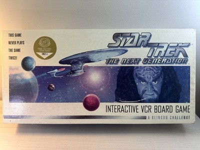 NEW 1993 Star Trek TNG Interactive VCR Board Game Collector's Edition  