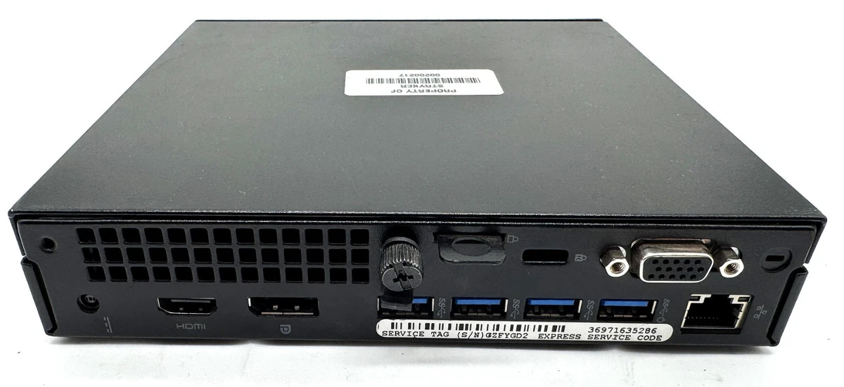 MiniPC Dell 7040 i5-6500T 4G RAM PC4 mit Netzteil 128G M.2 SSD ohne Windows