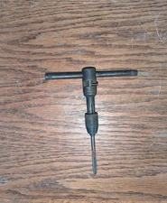 Greenfield Ratcheting T-Handle Tap Wrench. Fair Condition. 3.5 Inches Long