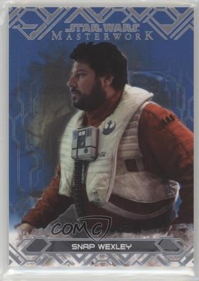 2017 Topps Star Wars Masterwork Blue Snap Wexley #71 a2v