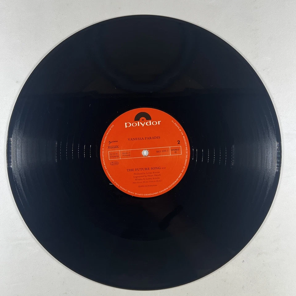 Vanessa Paradis “Be My Baby” 2/12” Single/Polydor 863 399-1 (EX) 1992 France - Image 3 of 4