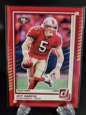 2025 Panini Donruss- Jeff Garcia Red Press Proof #229 49ers