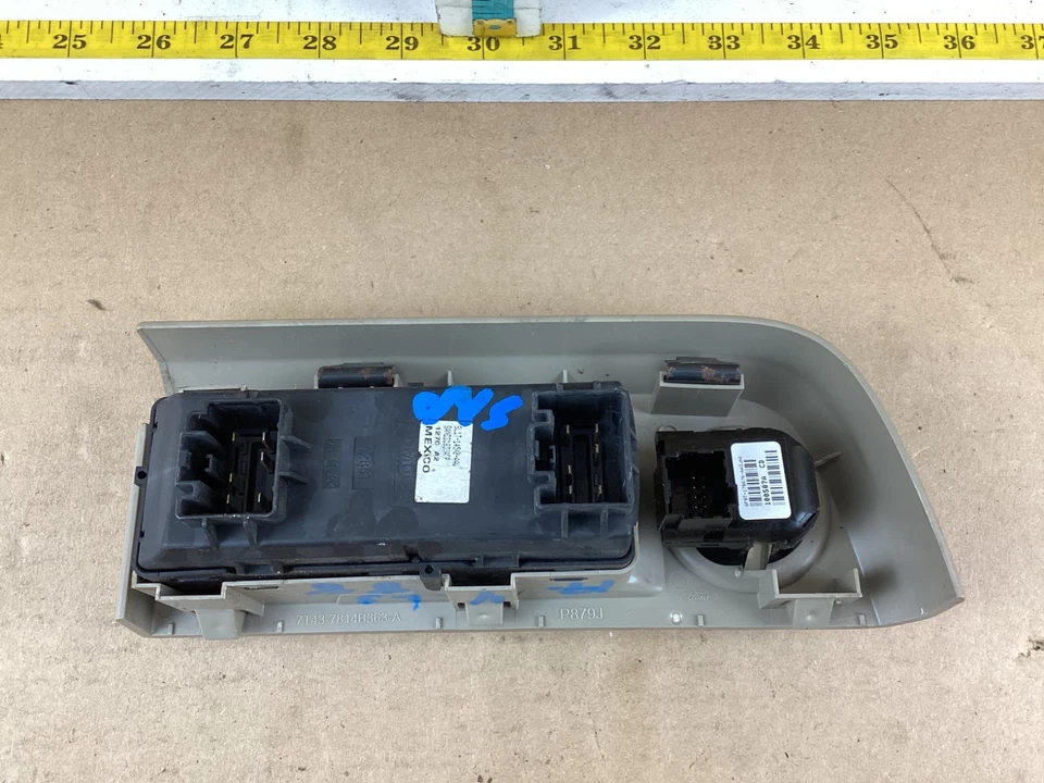 Interruptor maestro del espejo retrovisor de ventana lateral del conductor Ford Edge 2008-2010 641-00343L OEM Foto 3 de 4