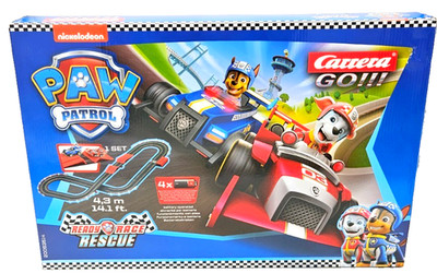 Carrera Go 20063514  Paw Patrol - Ready Race Rescue Rennbahn Chase & Marshall