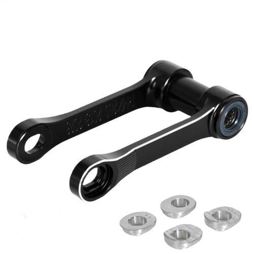 BLACK LOWERING LINK ADJUSTABLE FOR SUZUKI RMZ250 2019-2025 RMZ450 2018-2025 - Picture 4 of 5
