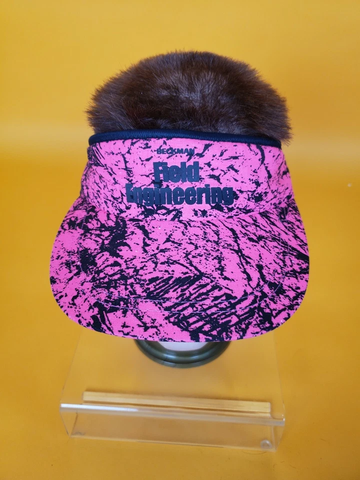 De colección Field Engineering Mujeres Gabardina Visera Plana Gorra Beckman EE. UU. Rosa/Negro  Foto 2 de 4