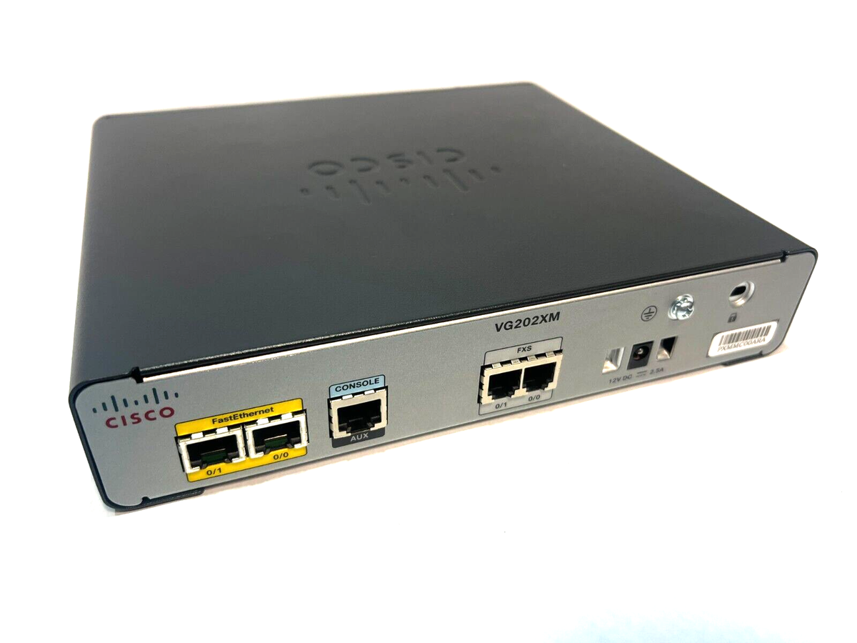 Cisco VG202 XM 2 Port Analog Voice Gateway VOIP - VG202XM | eBay